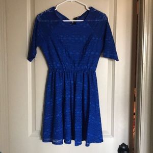 Pretty blue dress!